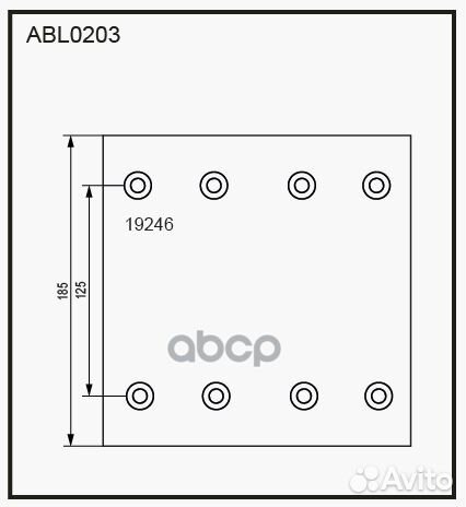 Накладки тормозные,комплект STD / WVA (19246) H