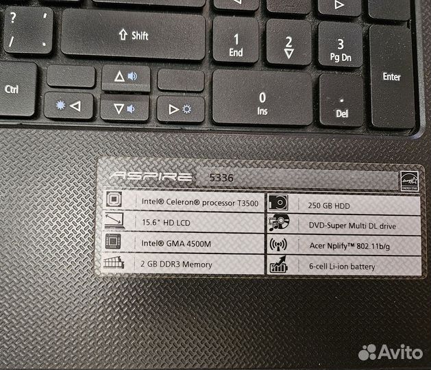 Ноутбук acer aspire