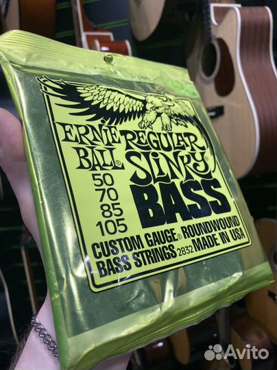 Ernie ball 50-105 струны для бас-гитары (Оригинал)