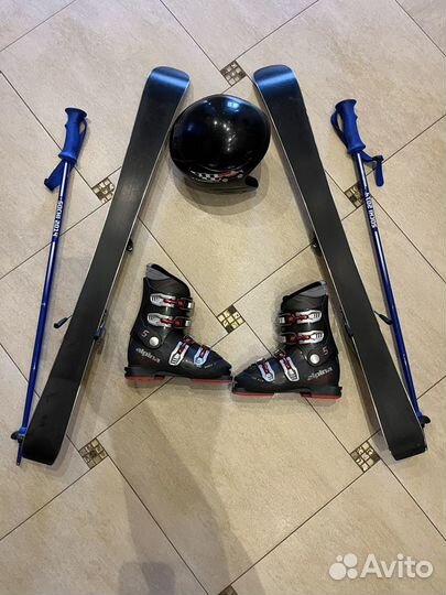 Горные лыжи детские 100 комплект