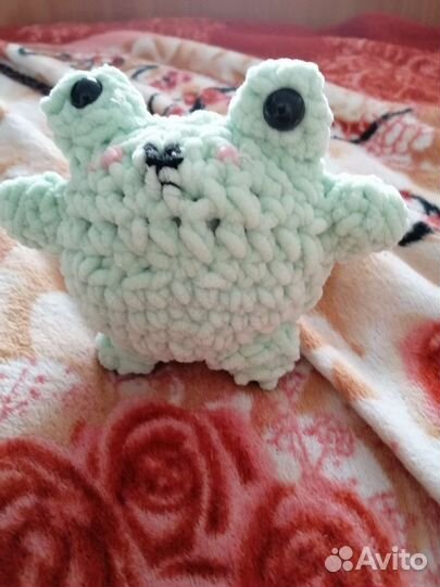 Мягкая игрушка лягушка