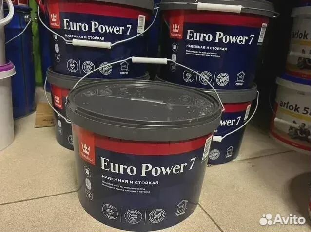 Краска Тиккурила Евро-7 Tikkurila Euro Power 7