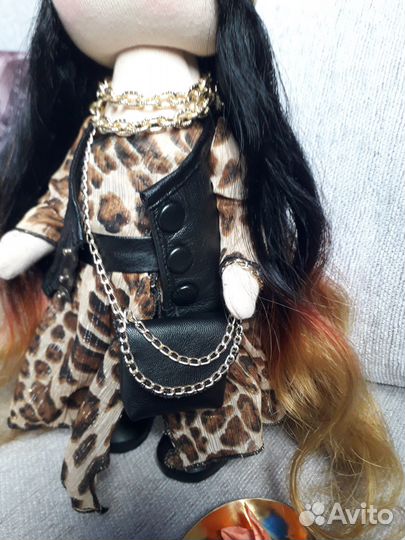 Текстильная кукла ручной работы