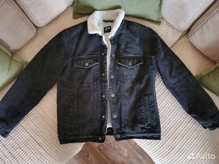 Джинсовая куртка мужская зимняя