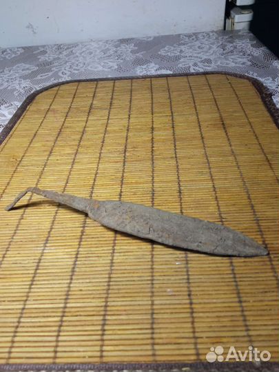 Нож кованый старинный