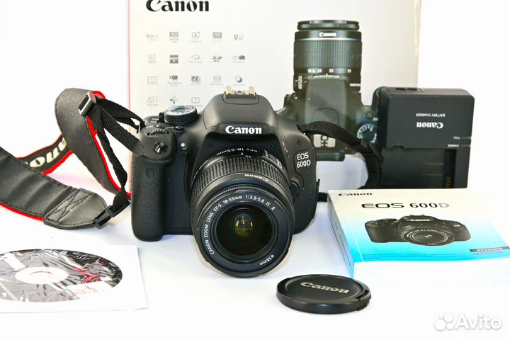 Canon EOS 600D/T3i 18.0MP цифрозеркалка Kit 18-55