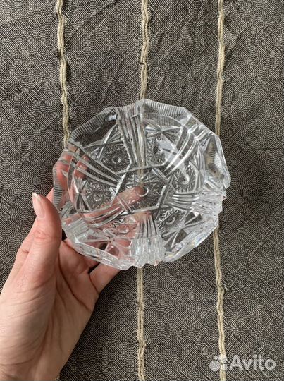 Хрустальная пепельница