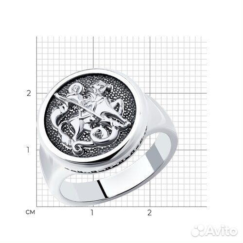 Кольцо sokolov из серебра, 95010233, р.22,5