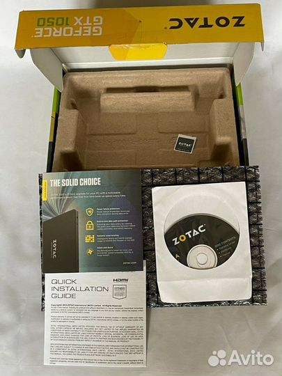 Nvidia Zotac GeForce GTX 1050 2GB GTX1050 2гб 2g