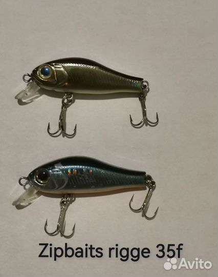 Воблеры zipbaits rigge 35f, и другие
