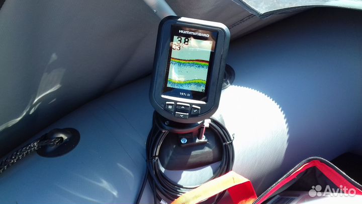 Hunterboat 290 лк suzuki DF6AS Эхолот humminbird