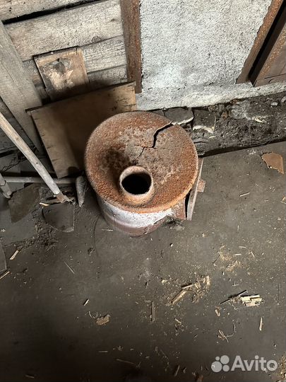 Печь буржуйка чугунная