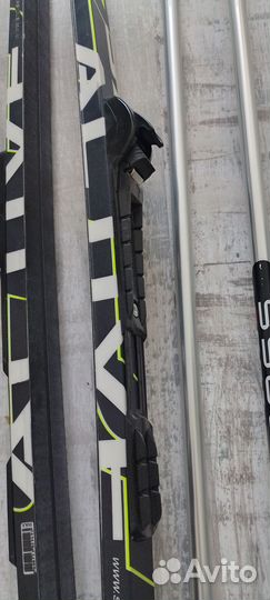 Комплект Лыжи беговые коньковые, ботинки,палки