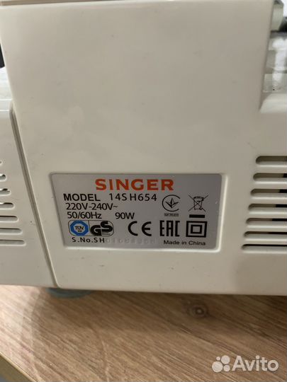 Оверлок singer model 14sh654