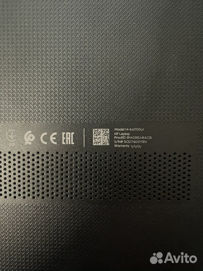 Ноутбук HP 14-bs000ur