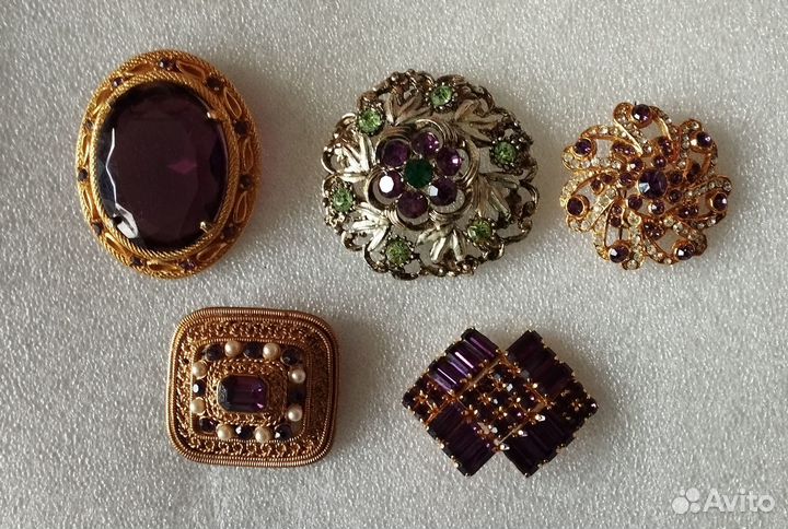 Винтажные броши (США Англия)