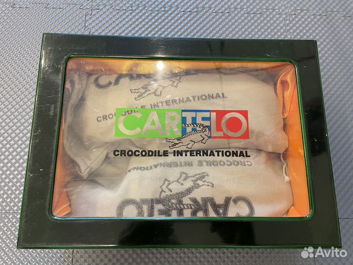 Туфли мужские из кожи крокодила