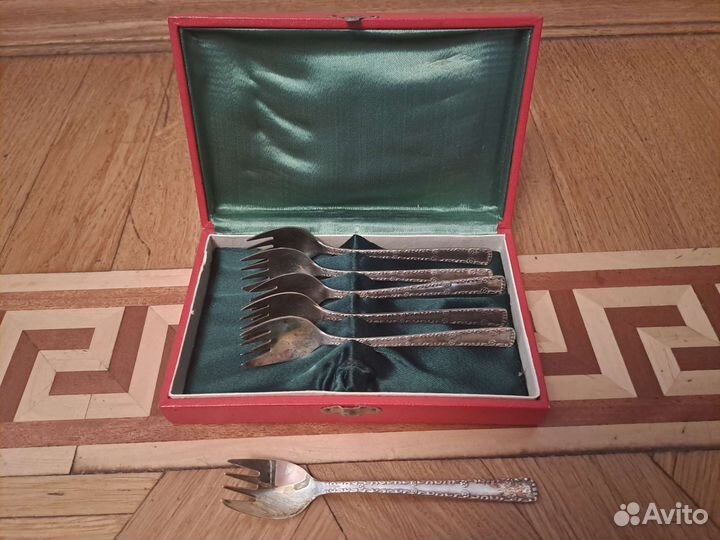 Столовые приборы (винтаж) мельхиор