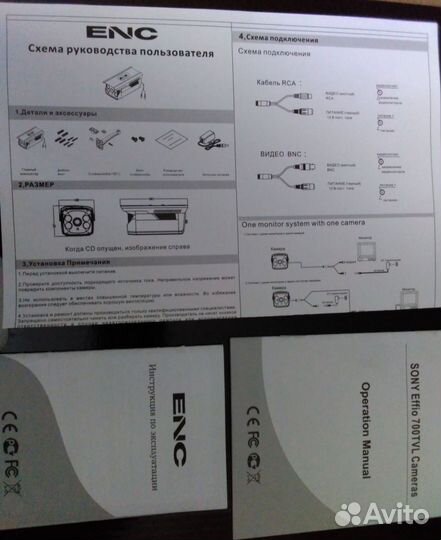 Водонепроницаемая Японская камера видеонаблюдения