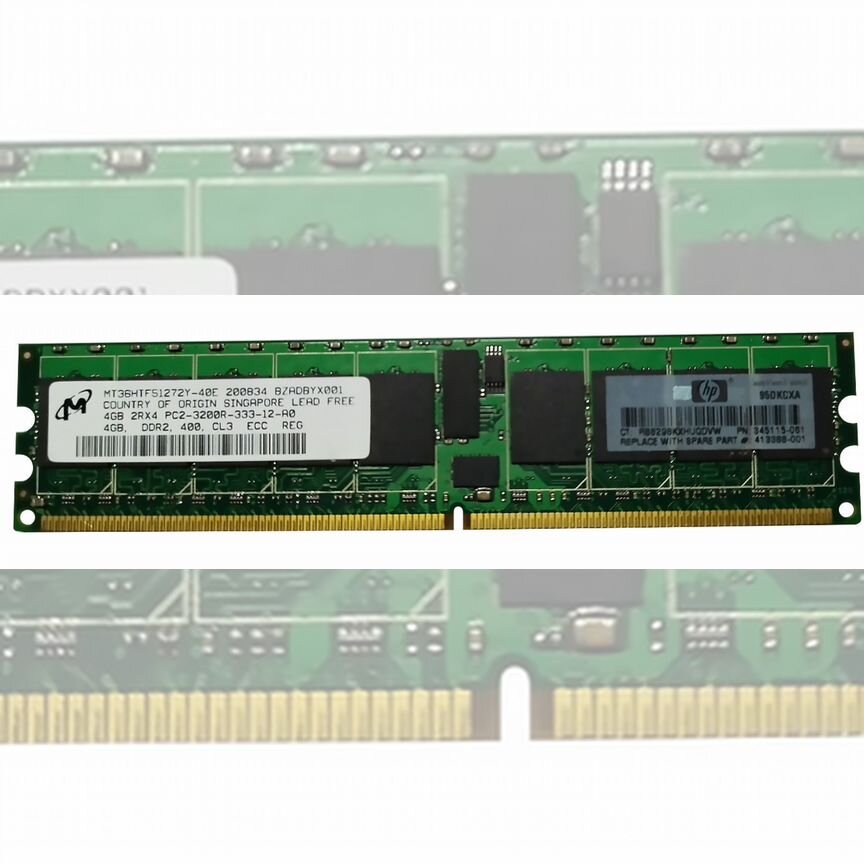 [345115-051] Оперативная Память Hp Ddr2 4gb 345115-051
