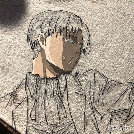 Аниме на стекле, Атака Титанов, Леви