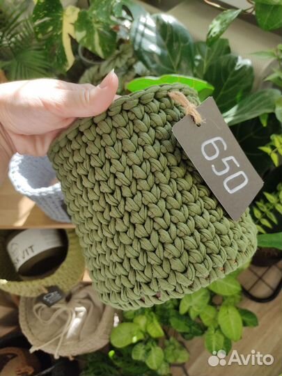 Интерьерные корзины / кашпо