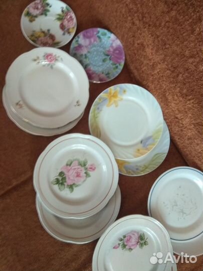 Тарелки СССР 6 шт.фарфор