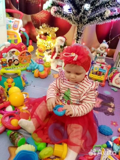 Платье новогоднее для девочки 74