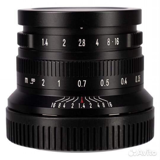 Объектив 7artisans 35mm F1.4 APS-C EOS-R Mount чер