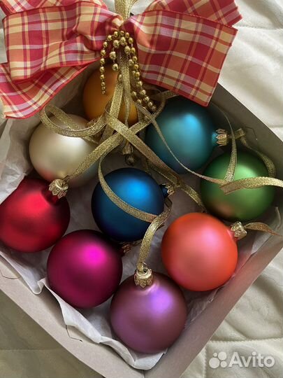 Набор елочных шаров гирлянда Елочка