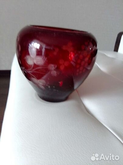 Ваза цветное стекло