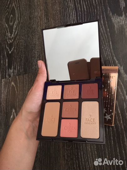 Charlotte tilbury instant look in a palette sunset