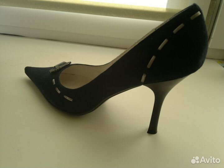 Туфли из натуральной замши