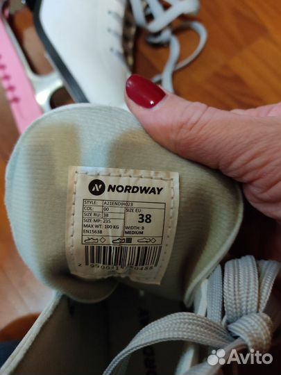 Коньки фигурные nordway 38