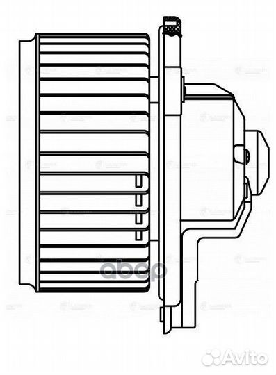 Э/вентилятор отоп. для а/м Toyota RAV 4 00- ква