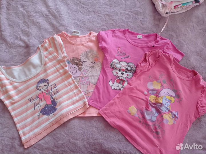 Одежда для девочки пакетом 3-4 года