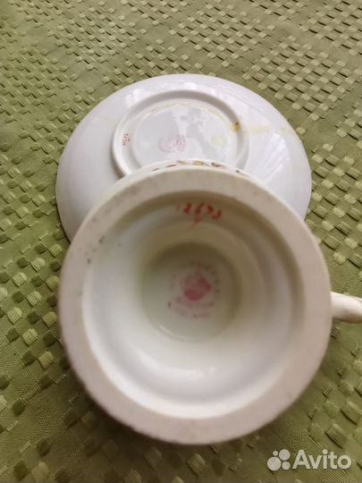 Антикварная чайная пара Англия