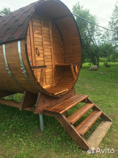 Баня-бочка 5 метров