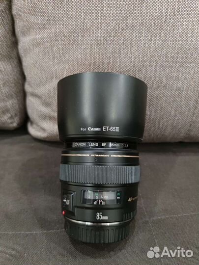 Объектив Canon 85mm 1.8 usm