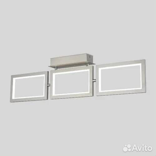 Люстра. Светильник потолочный матовое серебро