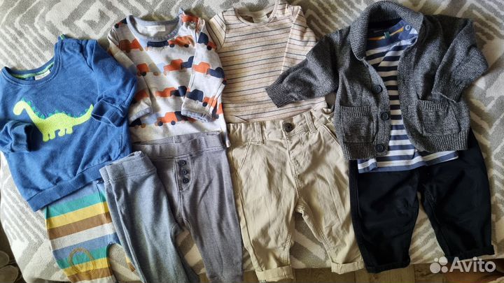 Фирменные вещи пакетом на мальчика 62-68