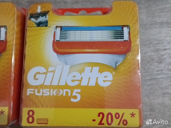 Gillette fusion5 8шт