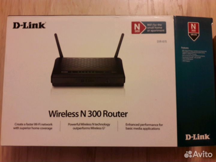 Wi-Fi роутер D-Link DIR-615