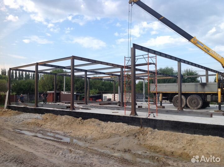 Строительство складов, ангаров из сэндвич-панелей