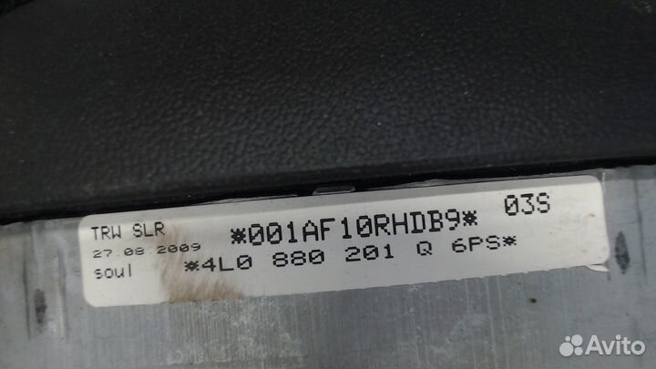Подушка безопасности водителя Audi Q7, 2010