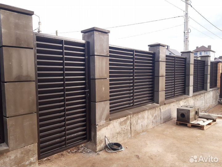 Жалюзийный забор