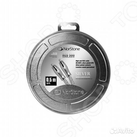 Межблочный кабель rca NorStone RCS 500 -0,5метра