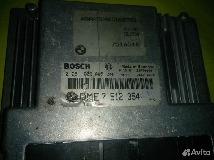 0261209005 Блок управления двигателем BMW E46