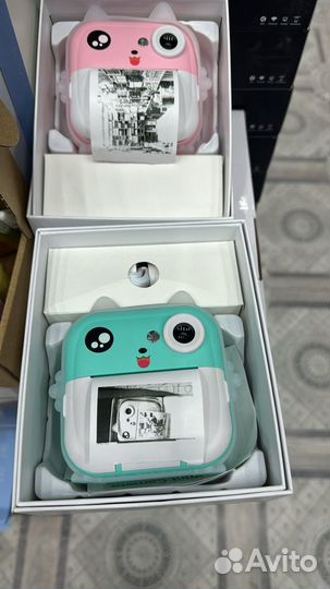 Детский фотоаппарат с мгновенной печатью, термопри