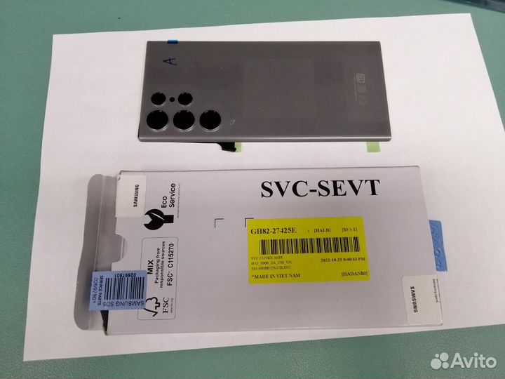 Панель задняя (крышка акб) samsung ориг. 100